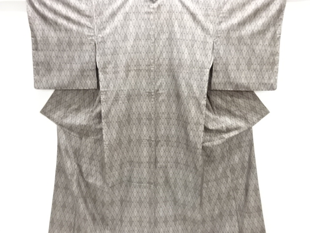 大特価品　抽象模様織り出し本場泥大島紬着物(9マルキ)